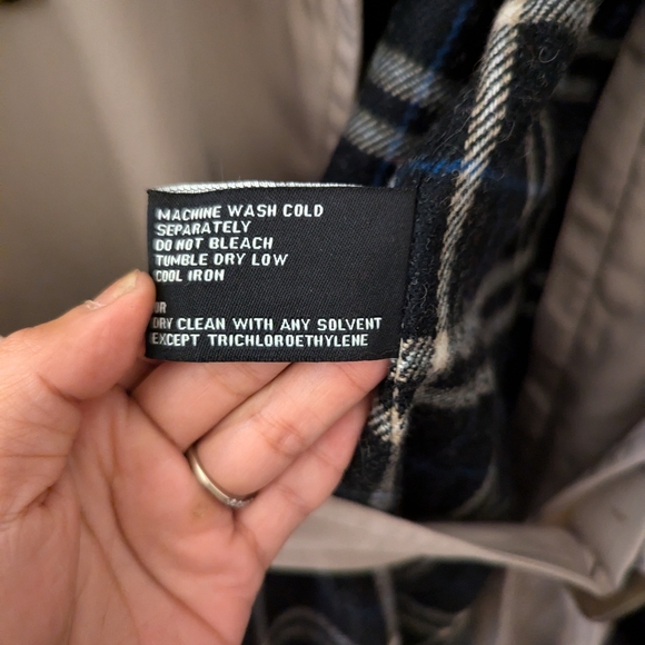 London Fog double breasted trench coat - Picture 5 of 6